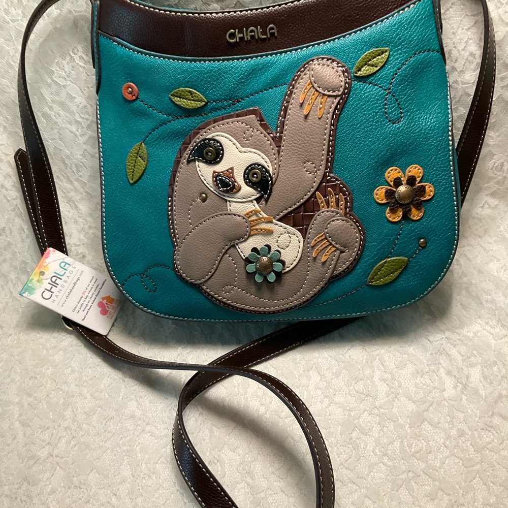 NWT CHALA Crescent Crossbody Handbag – Stylish & Functional! VEGAN perfect GIFT